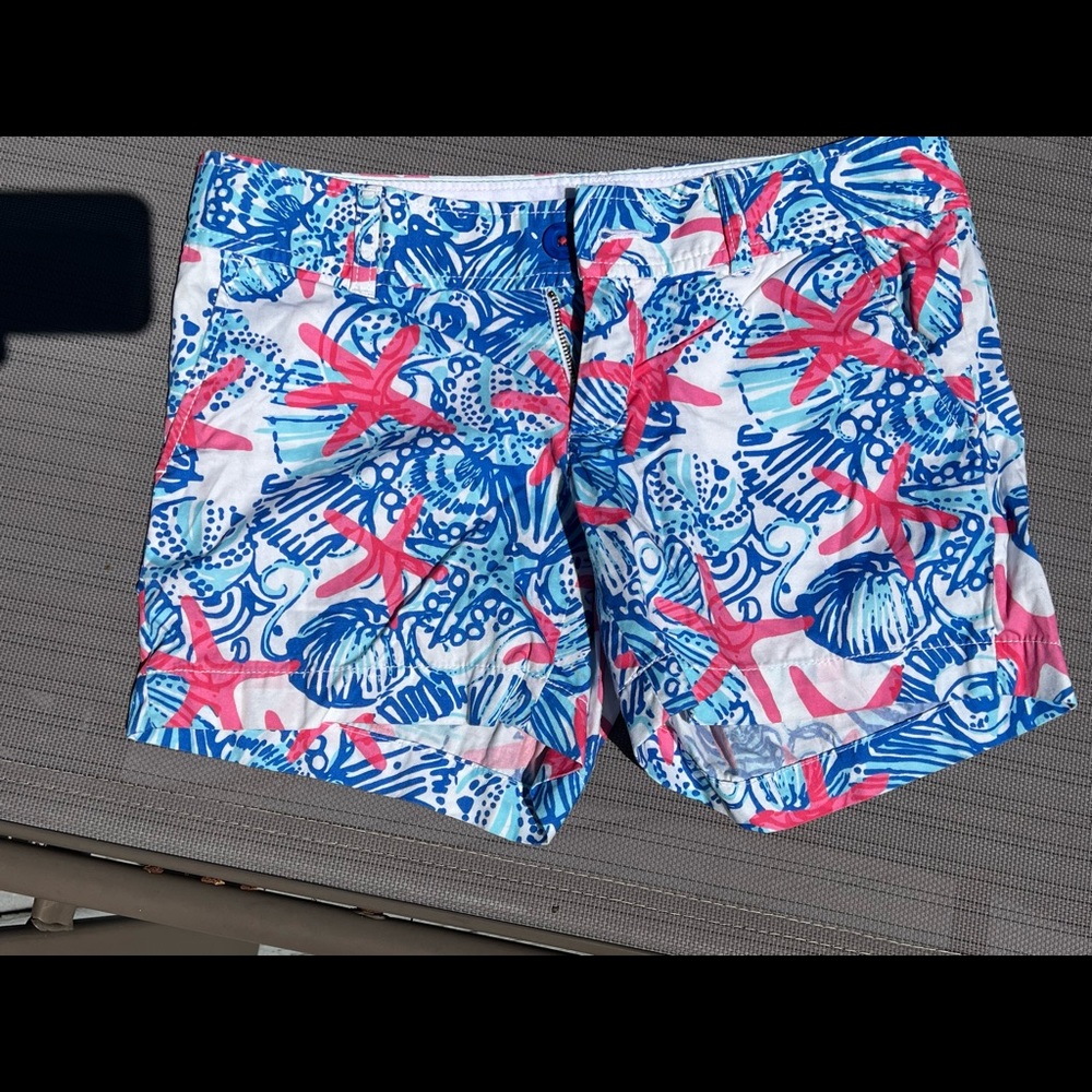 Lilly Pulitzer size 0 Callahan Shorts She She Shells